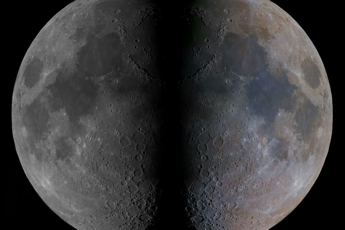 Lunar mosaic is more efficient