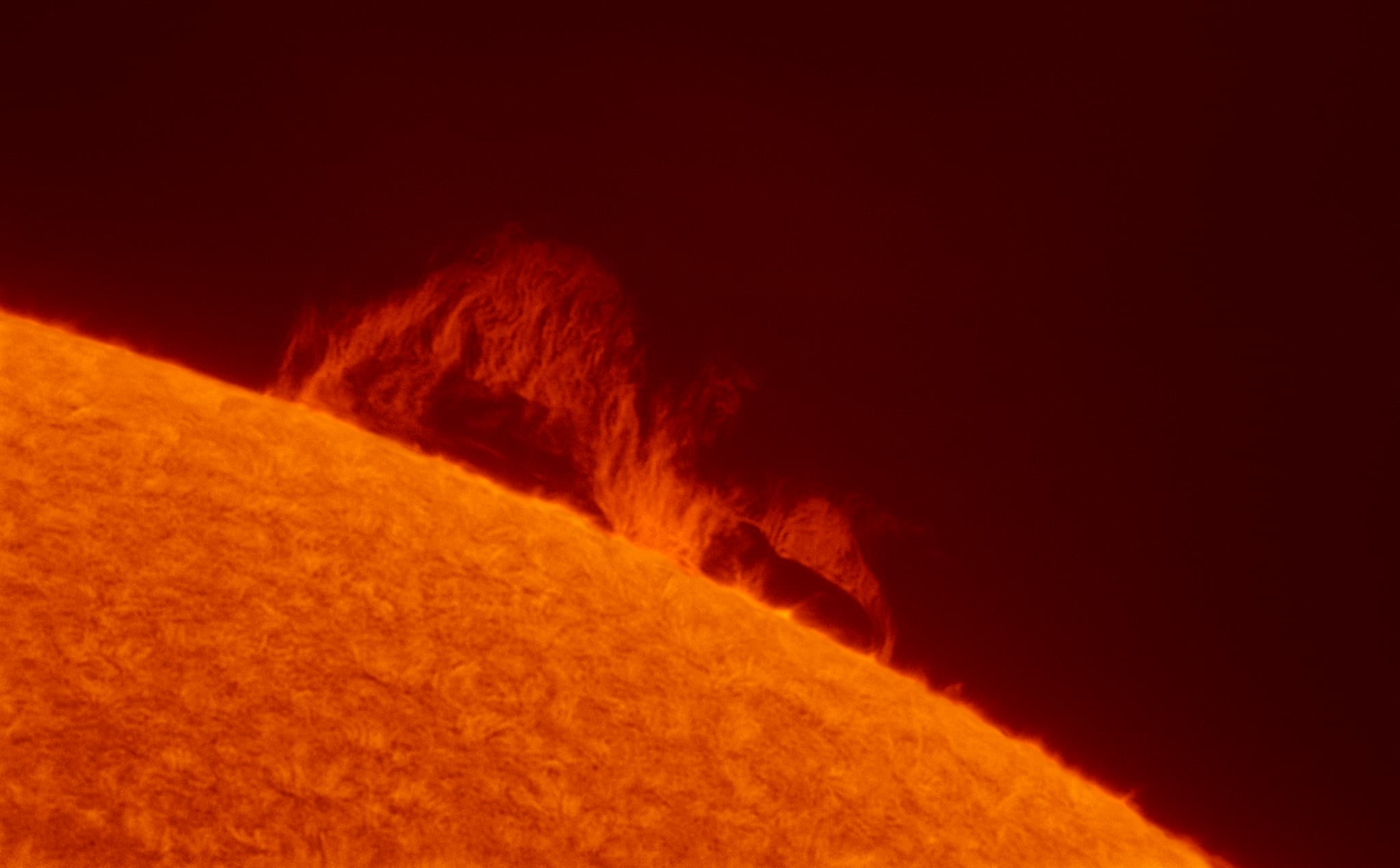 Prominence by Gary Palmer with Neptune-M camera