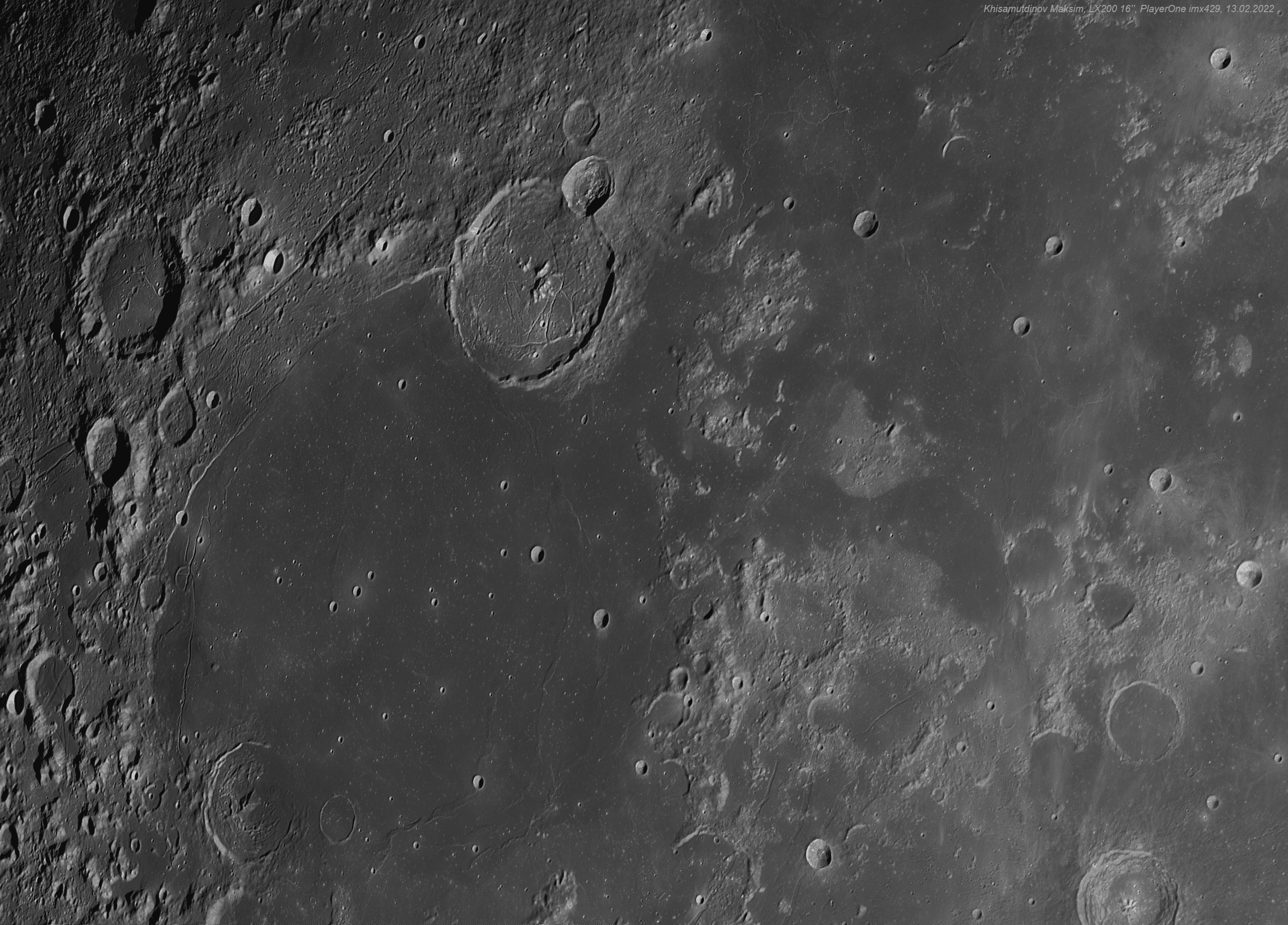 Lunar imaging with Apollo-M MINI, photo by Maxim